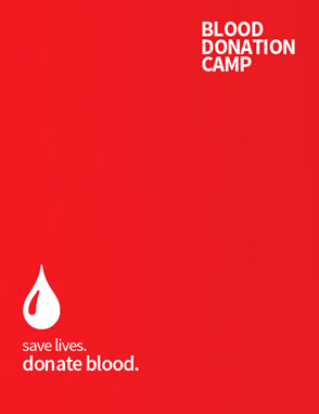Blood donation camp facebook post