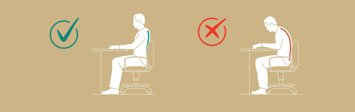 Poor Posture vs. Correct Posture