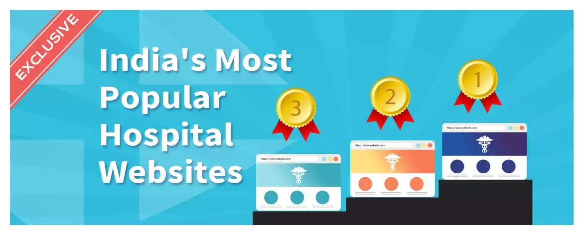 List of India&#39;s Most Popular Hospital Website Rankings. Is Your Practice Website Also One of These?